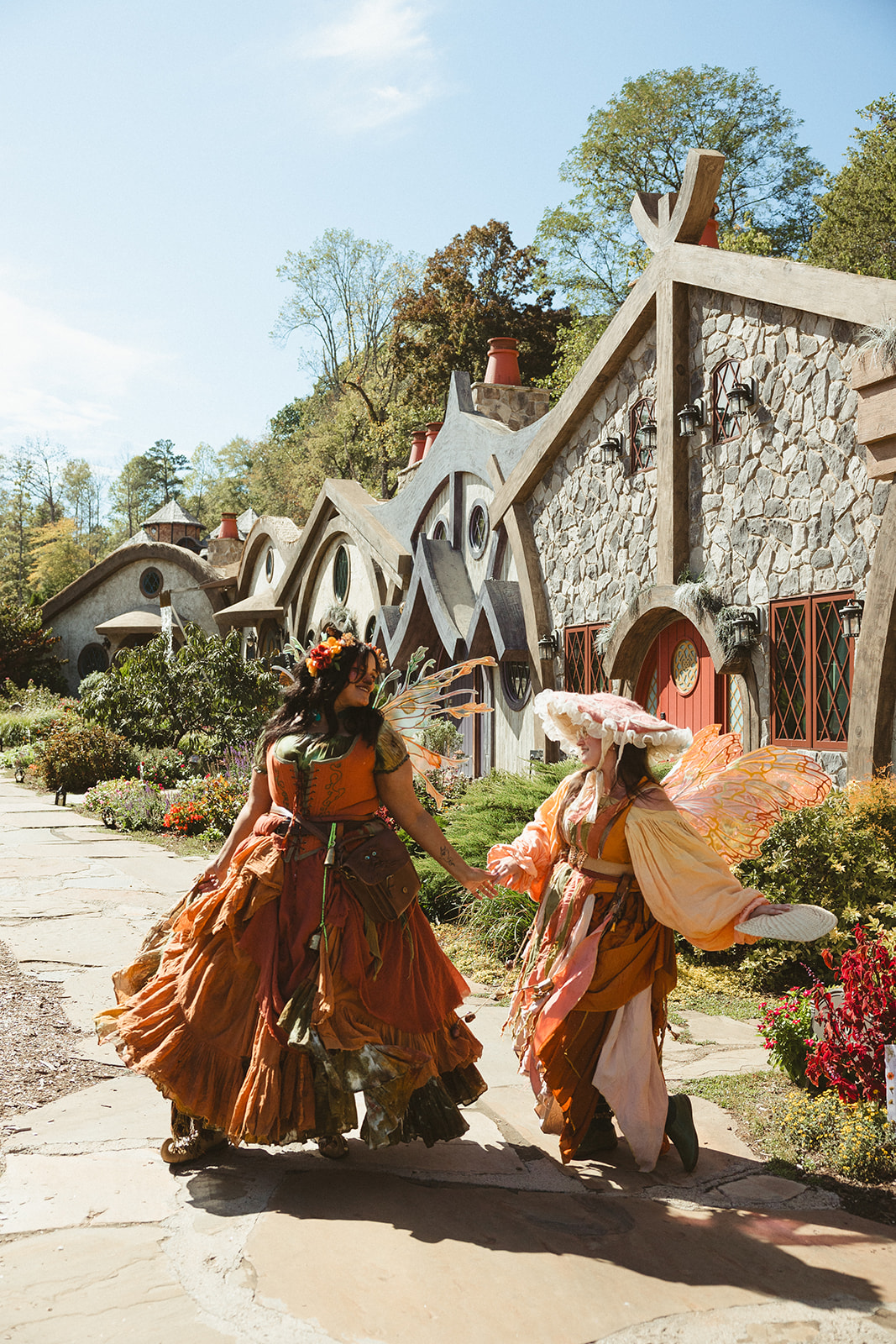 Renaissance festival characters for a wedding at Ancient Lore Village in Tennessee