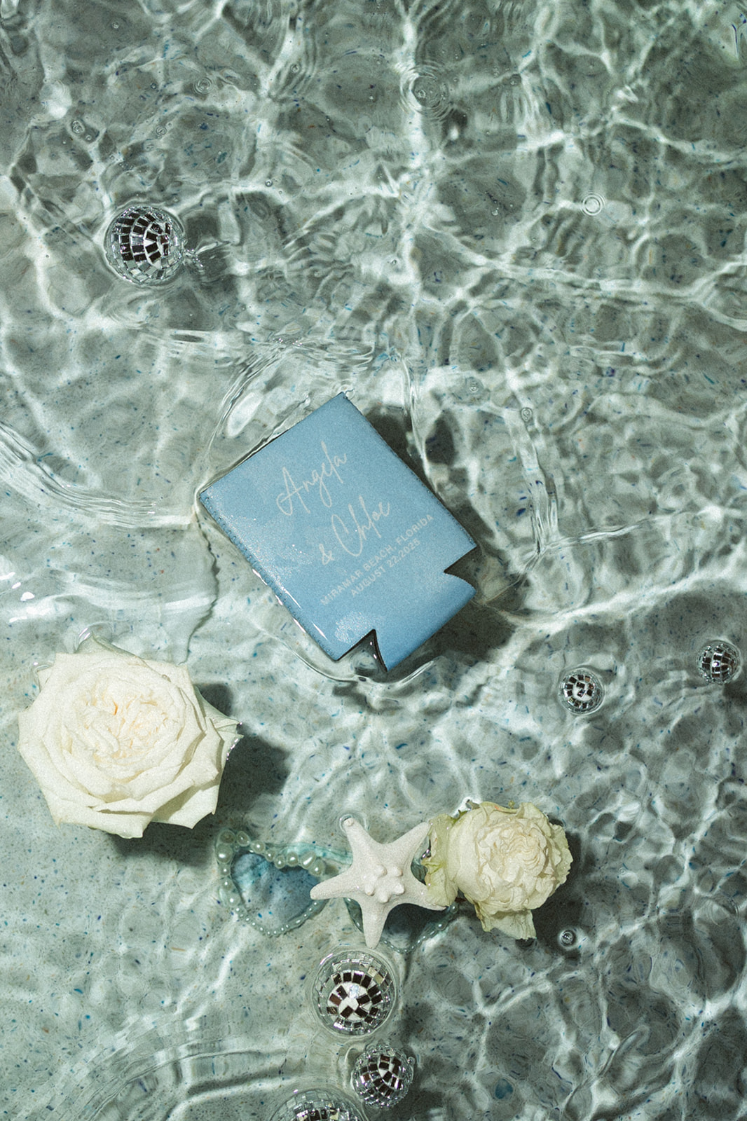 Wedding details taken at a Florida beach wedding in 30a